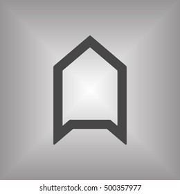  Arrow  icon,vector. Flat design. 