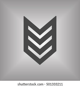  Arrow  icon,vector. Flat design.