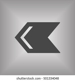  Arrow  icon,vector. Flat design.