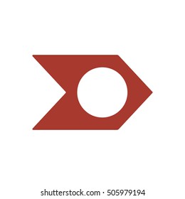  Arrow  icon,vector. Flat design. 