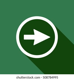  Arrow   icon,vector. Flat design.