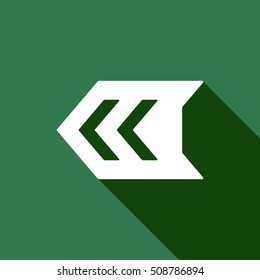  Arrow  icon,vector. Flat design. 