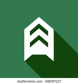  Arrow  icon,vector. Flat design. 