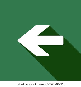  Arrow   icon,vector. Flat design.