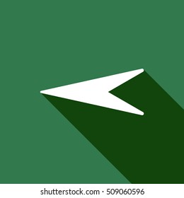  Arrow   icon,vector. Flat design.