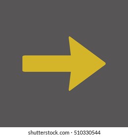  Arrow   icon,vector. Flat design.