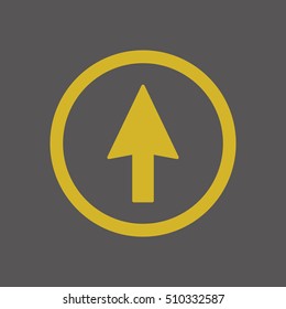  Arrow   icon,vector. Flat design.