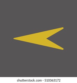  Arrow   icon,vector. Flat design.