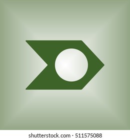  Arrow  icon,vector. Flat design. 