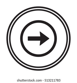  Arrow icon,vector. Flat design.