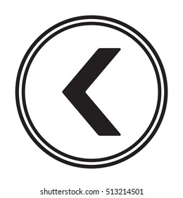  Arrow  icon,vector. Flat design. 