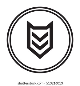  Arrow  icon,vector. Flat design. 