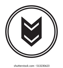  Arrow  icon,vector. Flat design.