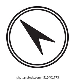  Arrow   icon,vector. Flat design.