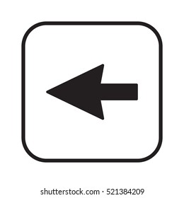  Arrow   icon,vector. Flat design.