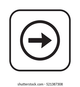  Arrow   icon,vector. Flat design.