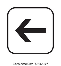  Arrow  icon,vector. Flat design. 