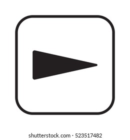  Arrow   icon,vector. Flat design.