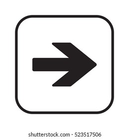  Arrow   icon,vector. Flat design.