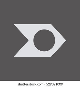  Arrow  icon,vector. Flat design. 