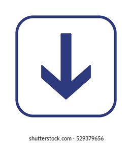  Arrow  icon,vector. Flat design. 