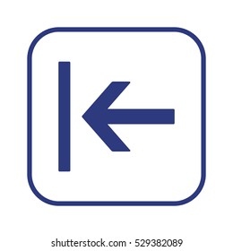  Arrow  icon,vector. Flat design. 