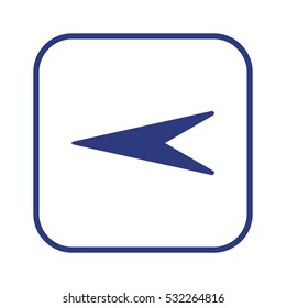  Arrow   icon,vector. Flat design.