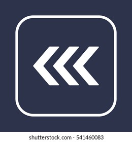  Arrow  icon,vector. Flat design. 