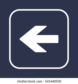  Arrow   icon,vector. Flat design.