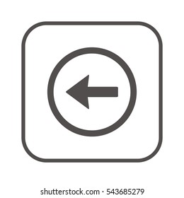  Arrow   icon,vector. Flat design.