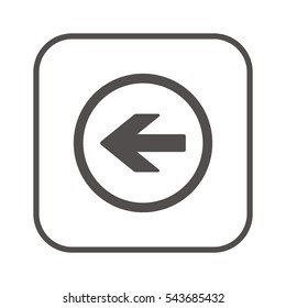  Arrow   icon,vector. Flat design.