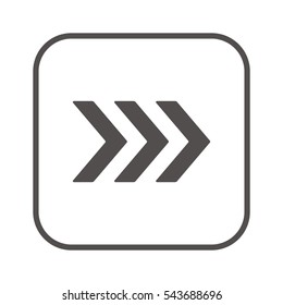  Arrow  icon,vector. Flat design. 