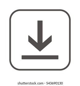  Arrow  icon,vector. Flat design. 