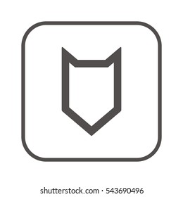  Arrow  icon,vector. Flat design. 