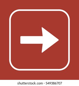  Arrow   icon,vector. Flat design.