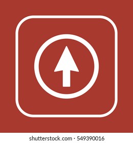  Arrow   icon,vector. Flat design.