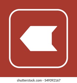  Arrow  icon,vector. Flat design. 