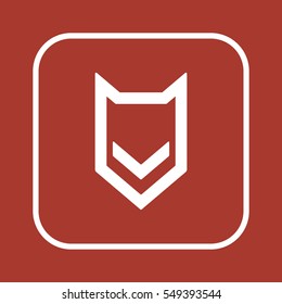  Arrow  icon,vector. Flat design. 