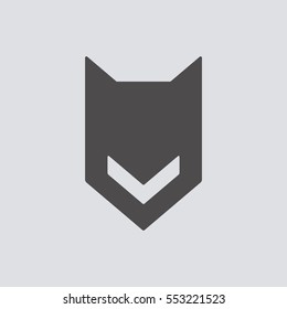  Arrow  icon,vector. Flat design. 