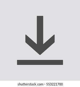  Arrow  icon,vector. Flat design. 