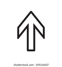  Arrow   icon,vector. Flat design.