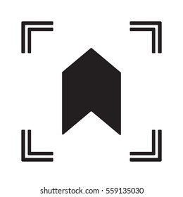  Arrow  icon,vector. Flat design. 