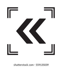  Arrow  icon,vector. Flat design. 