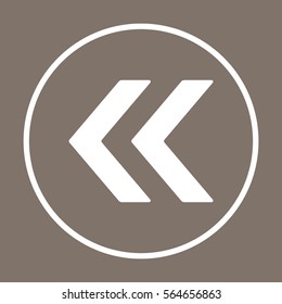  Arrow  icon,vector. Flat design. 