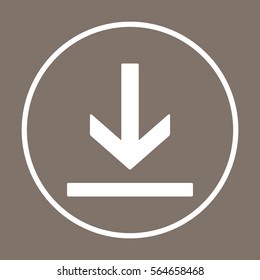  Arrow  icon,vector. Flat design. 