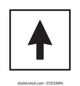  Arrow   icon,vector. Flat design.