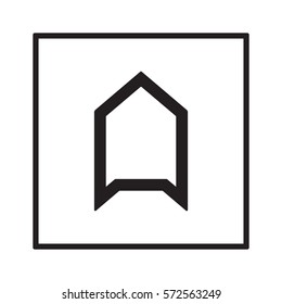  Arrow  icon,vector. Flat design. 