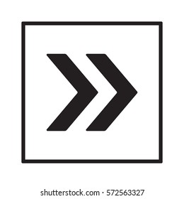  Arrow  icon,vector. Flat design. 