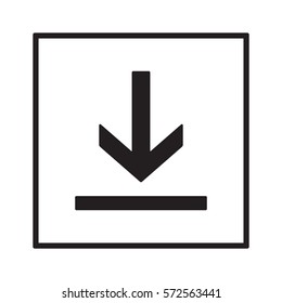  Arrow  icon,vector. Flat design. 