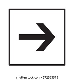  Arrow  icon,vector. Flat design. 